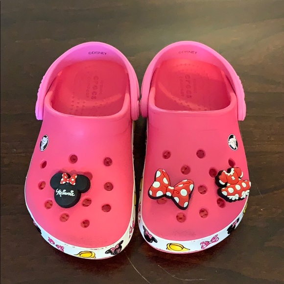 CROCS Other - Toddler girl Minnie Mouse Crocs